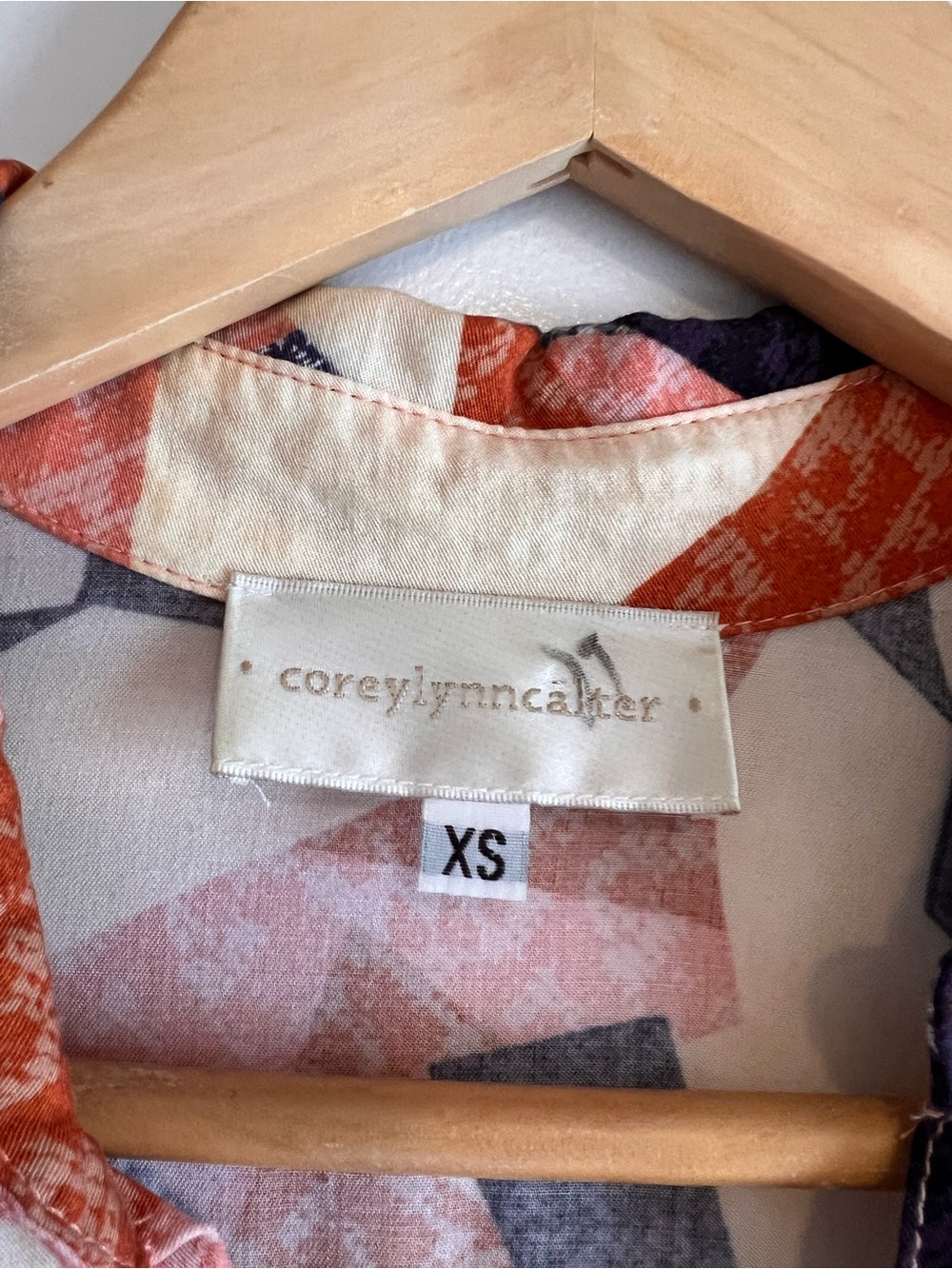 Anthropologie Corey Lynn Calter Abstract Shirtdress size XS good condition - Picture 14 of 15